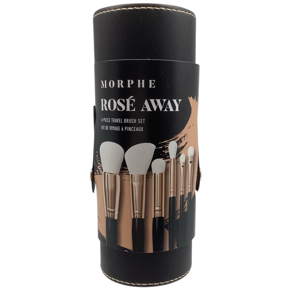 Morphe Rose Away 6pc Face & Eye Travel Brush Set (NWT) - Picture 5 of 11